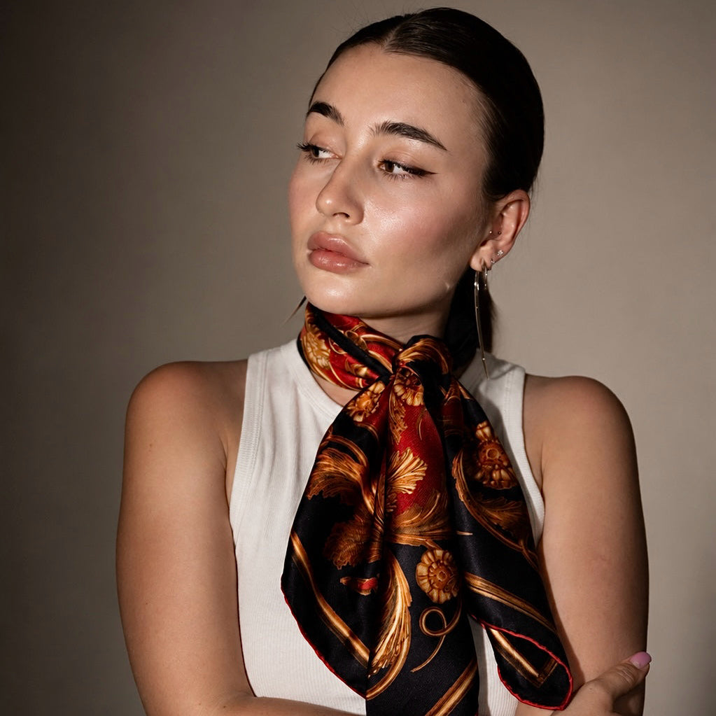 The Midas Skull Foulard - Red Edition
