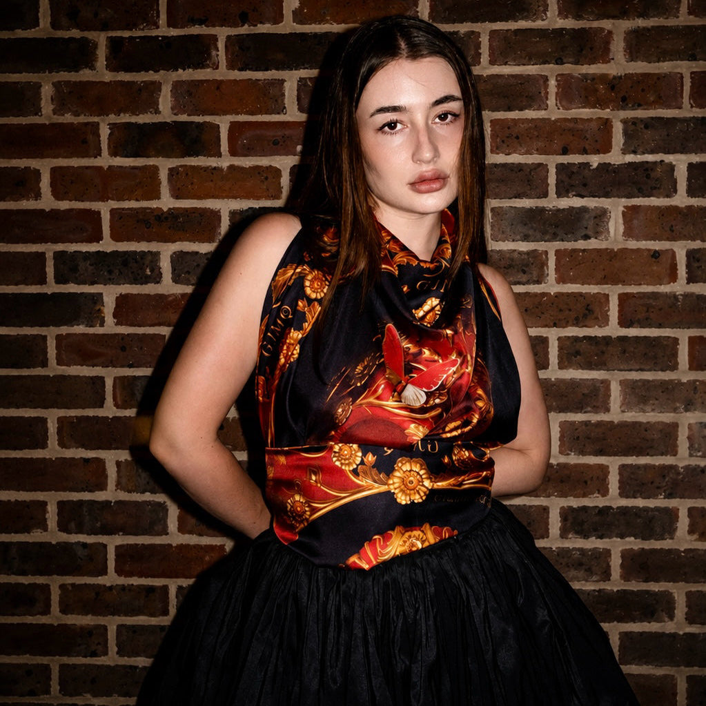 The Midas Skull Foulard - Red Edition
