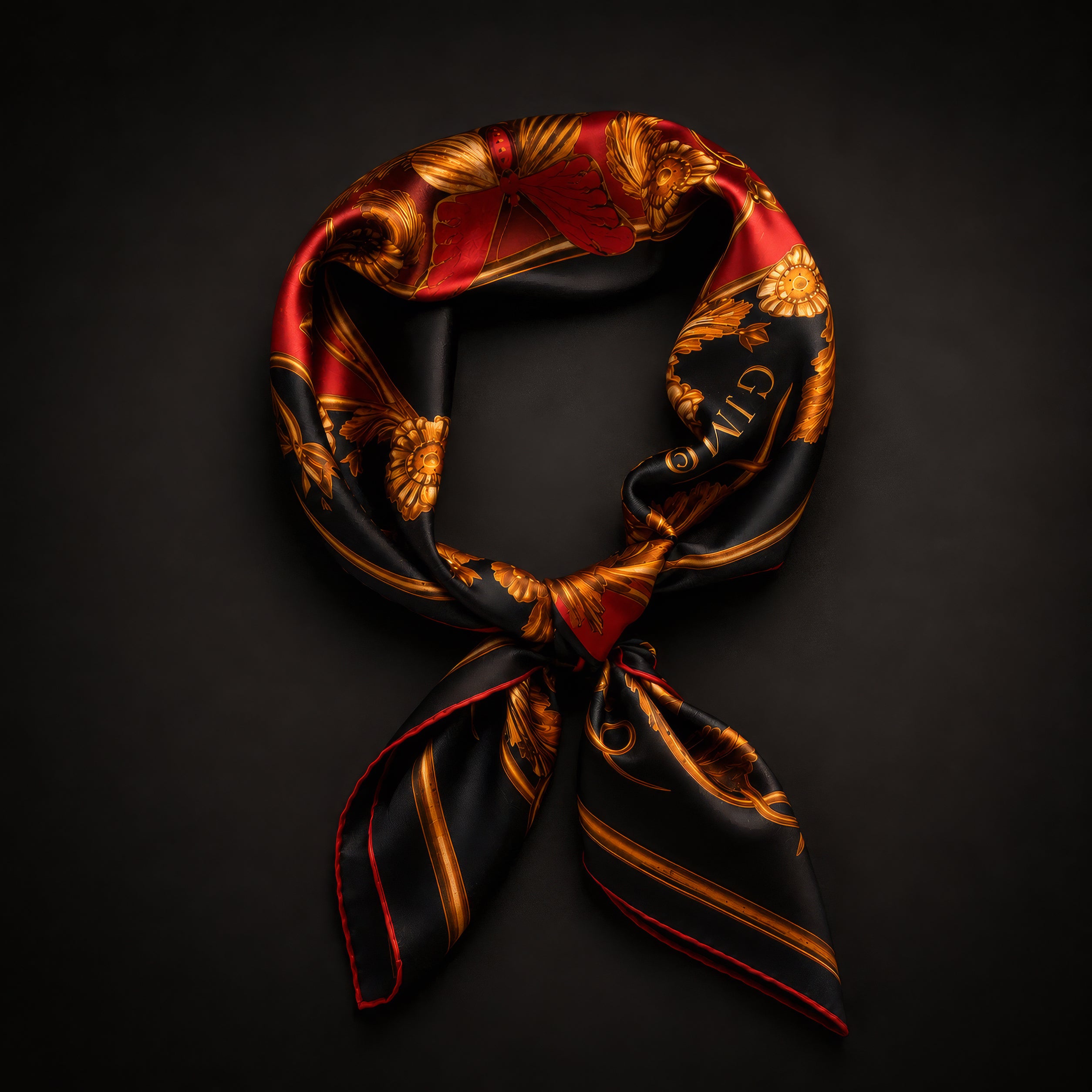 The Midas Skull Foulard - Red Edition
