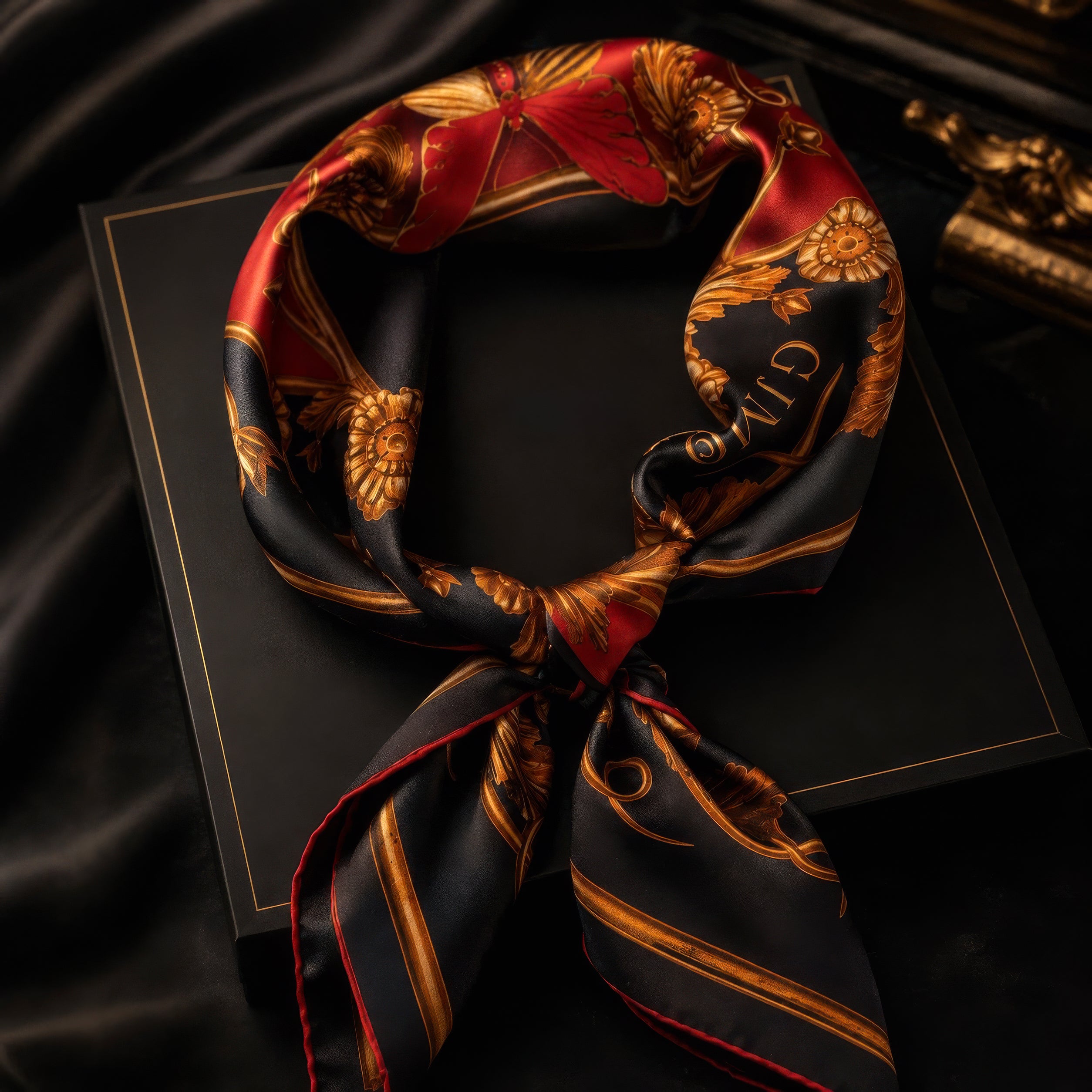 The Midas Skull Foulard - Red Edition