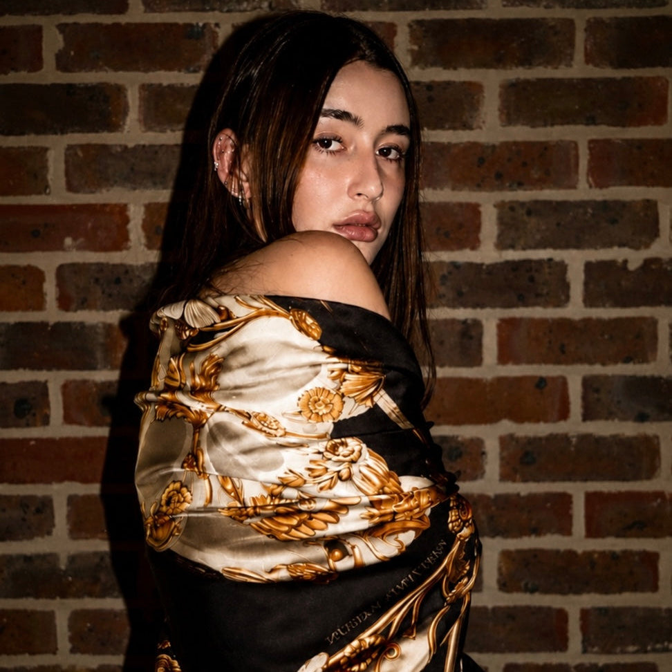 The Midas Skull Foulard - Ivory Edition